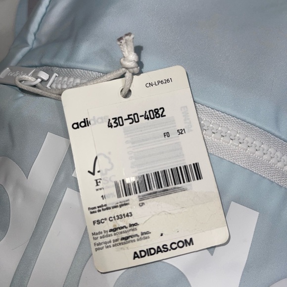 Adidas Small Blue Backpack Travel - Picture 3 of 4